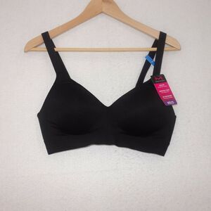 NEW Maidenform One Fab Fit Everyday Modern Demi Underwire Bra Black XL